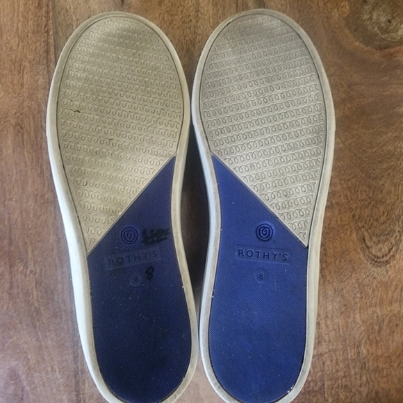 Rothy's The Original Slip On Sneaker Grey Camo Textile Comfort Shoes Women’s 8 - Picture 12 of 13